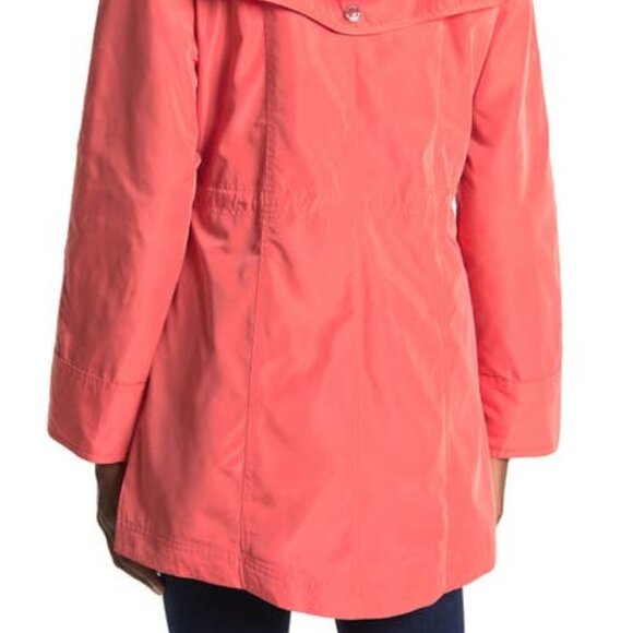 Michael Kors Hooded Anorak Jacket Waist Zip Front Pockets Lined Coat,Size XL,NEW - Picture 6 of 16